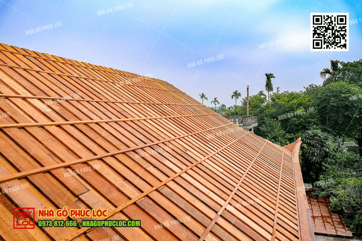 Hình ảnh đóng rui mè chất lượng ở nhà gỗ 